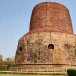 Full view of Dhamek Stupa Sarnath