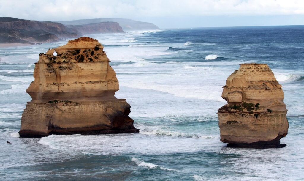 Great Ocean Road limestone stacks along Victoria's Shipwreck Coast