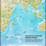Indian Ocean map showing key maritime routes and strategic locations