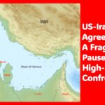 US-Iran Peace Agreement: Commercial cargo ships and oil tankers transiting the blue waters of the Persian Gulf