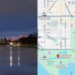 Lincoln Memorial Reflecting Pool controversy with Washington Monument and location map