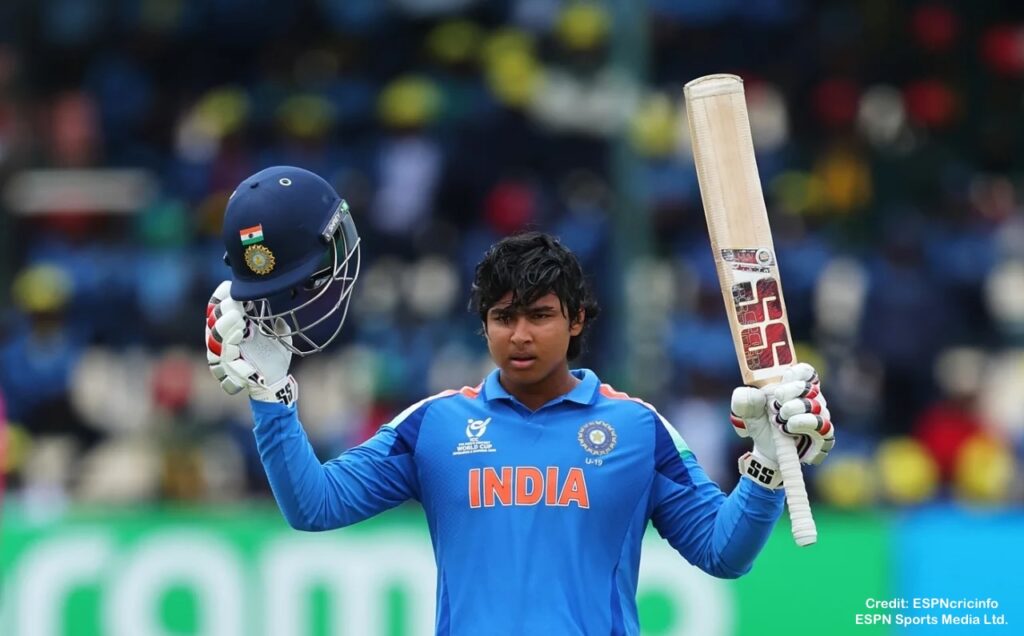 15-year-old Indian cricketer Vaibhav SooryawanshiVaibhav Sooryavanshi in the official blue India T20I jersey during Asia Cup