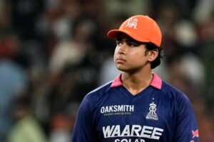 Vaibhav Sooryavanshi in the Orange Cap, MVP and Emerging Player awards after a record-breaking IPL 2026 season.